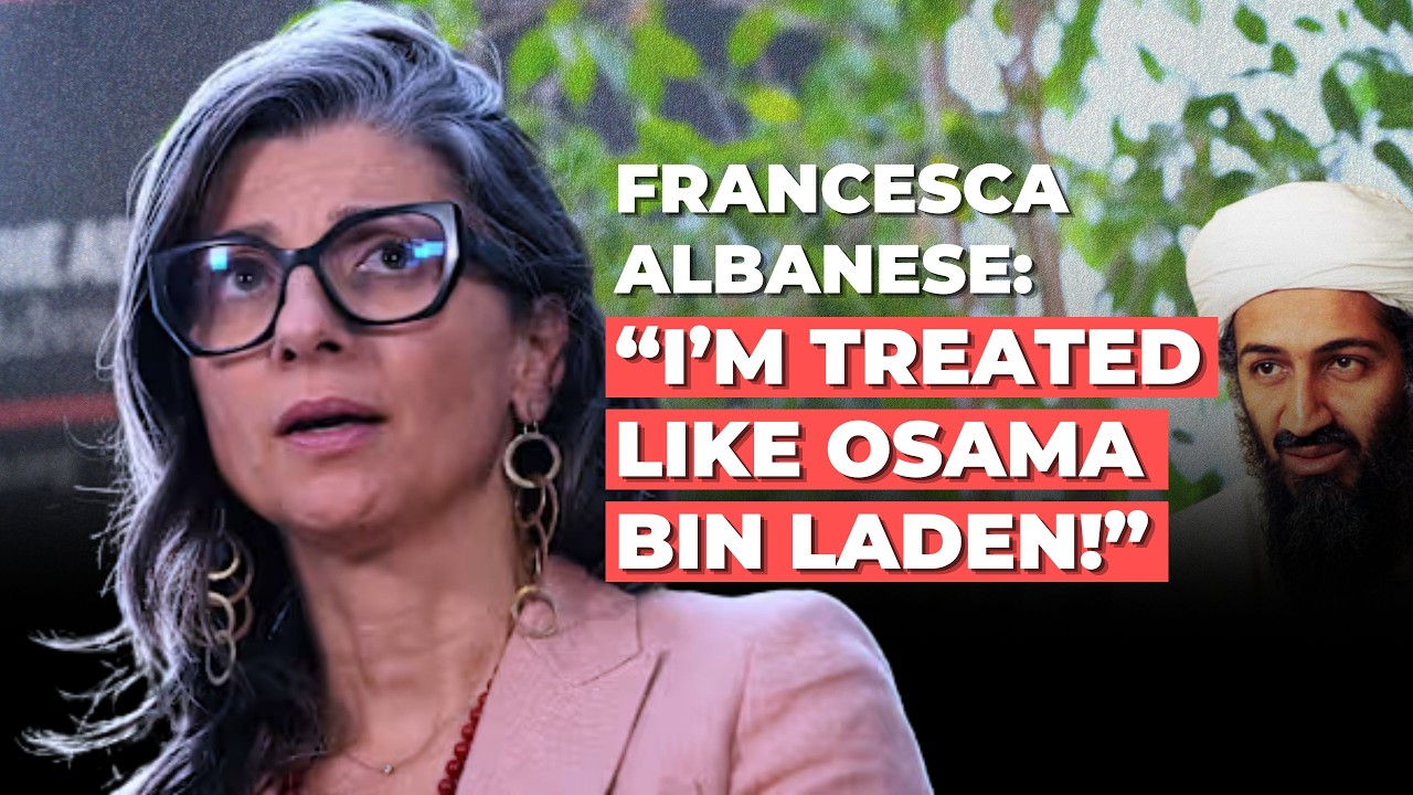 Francesca Albanese Cries Victim After U.S. Sanctions: “I’m Treated Like Osama bin Laden!”
