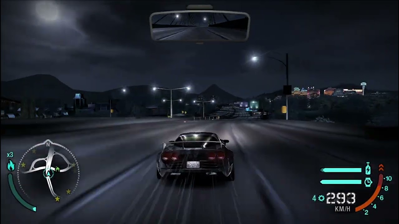 NFS Carbon | Corvette Z06 Maximum Top Speed 460kmh/285mph