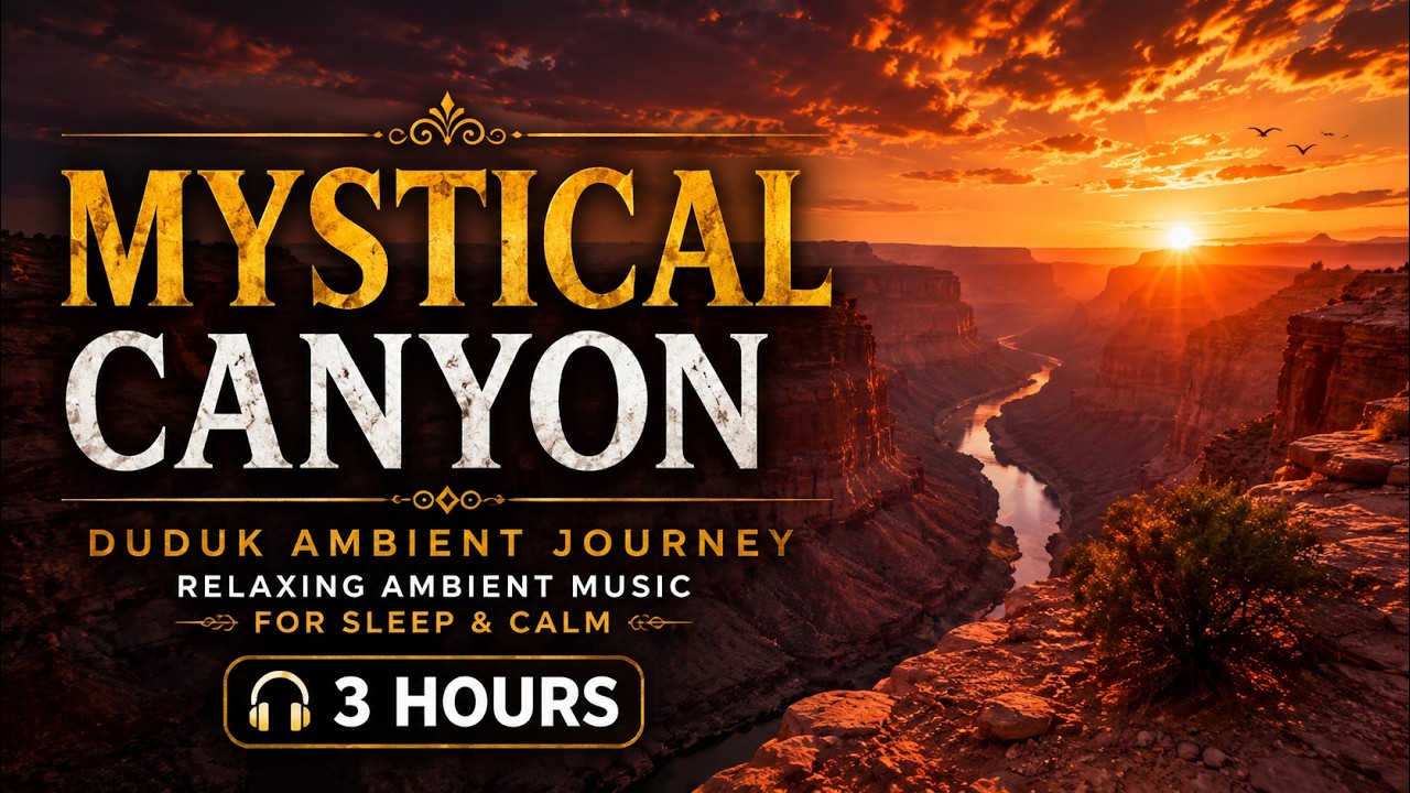 Mystical Canyon 🌄 Duduk Ambient Journey (3 HOURS)