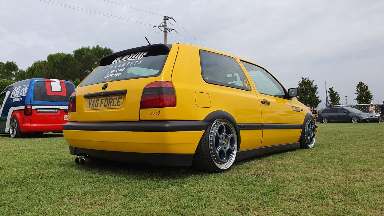 Modified VW GOLF MK3 compilation SO.GA 2021 Southern Gardasee