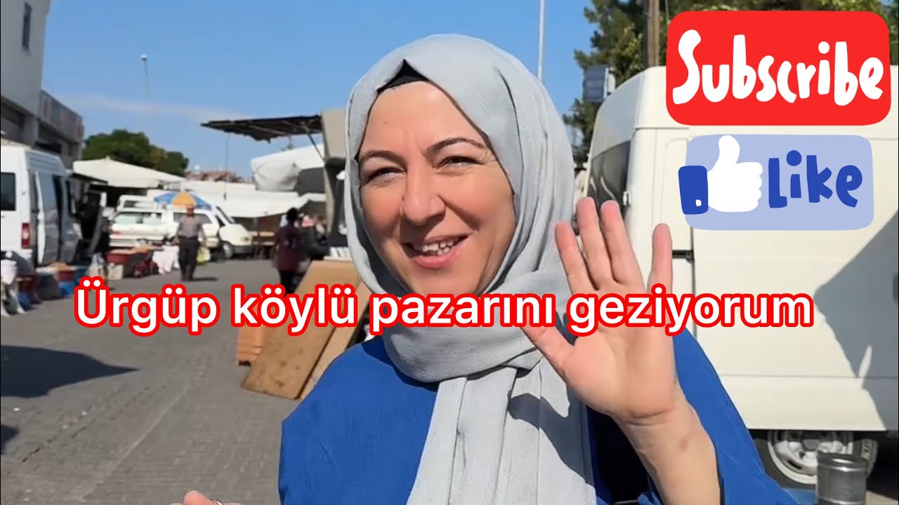 ÜRGÜP KÖYLÜ PAZARI VLOG #ürgüp #pazar #cappadocia #nevsehir