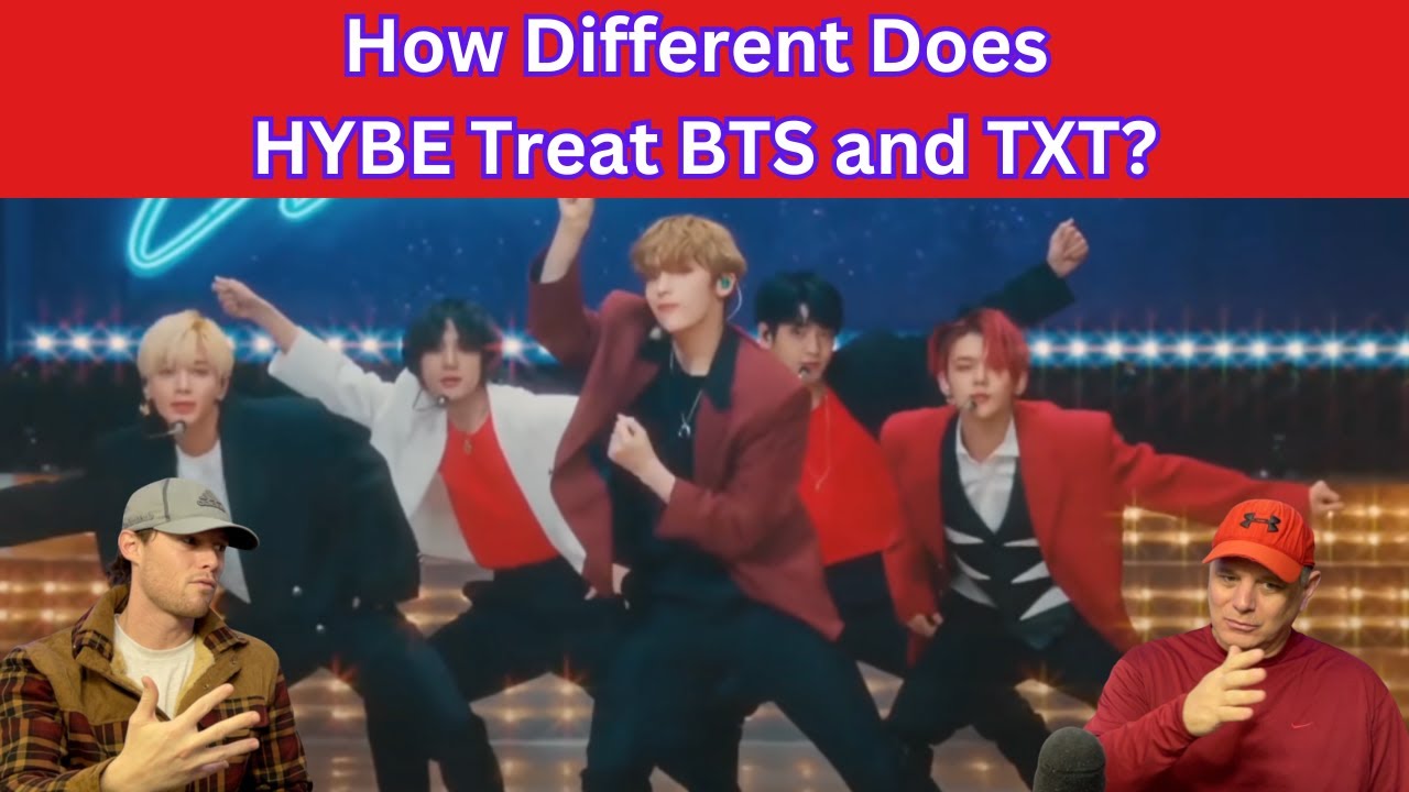 Двое фанатов рока РЕАКЦИЯ на то, насколько по-разному HYBE относится к BTS и TXT?