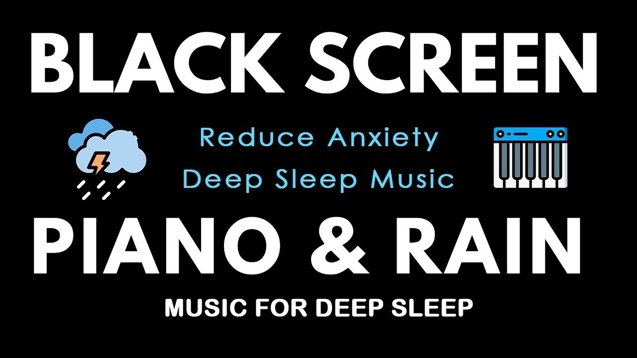Fall Into Sleep Instantly with Piano & Rain | Relaxing Music to Reduce Anxiety and Help You Sleep