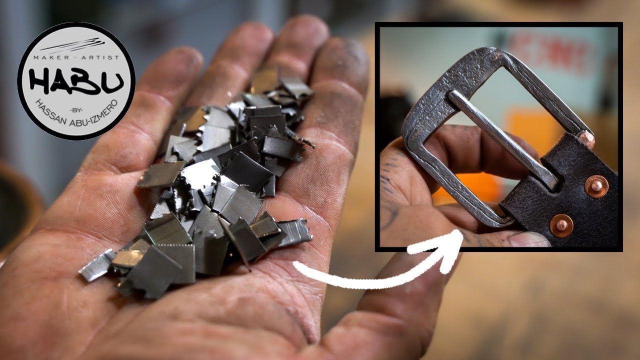 Sawblade Buckle | Forging a Buckle out of an old Sawblade