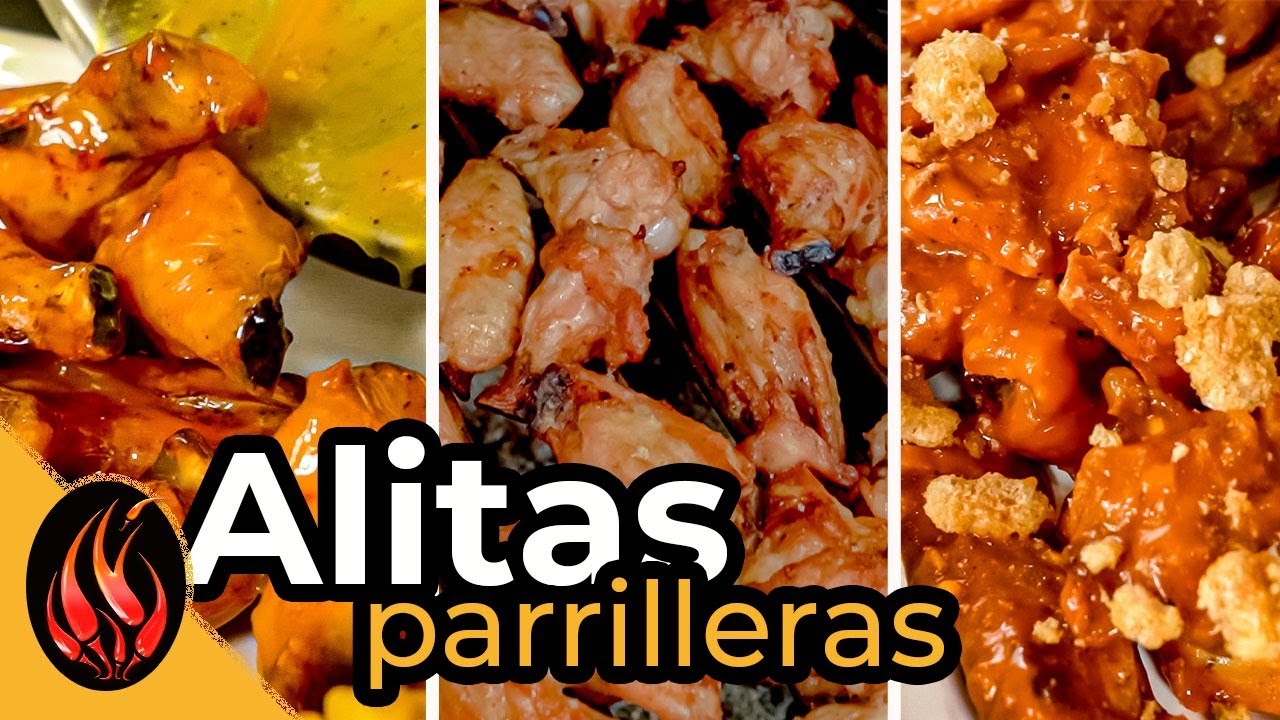 Alitas y Muslitos al calor del carbón + 3 salsas | toque y sazón