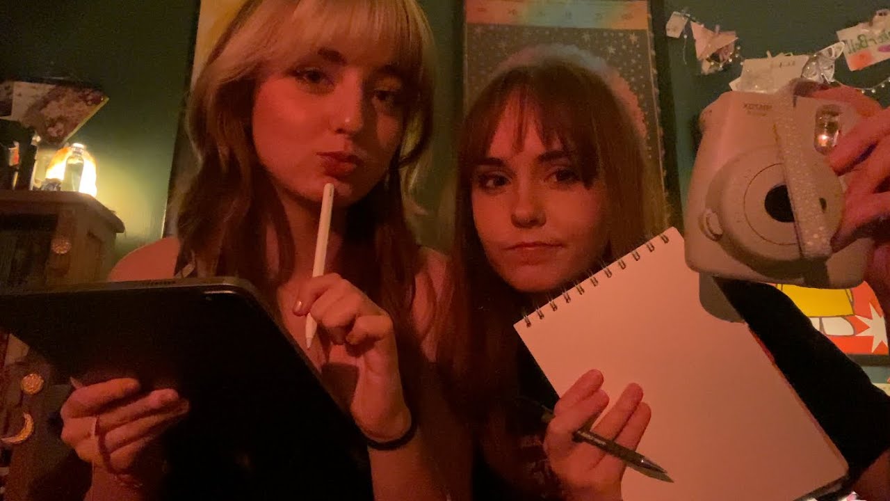 ASMR drawing you but we’re judgy.