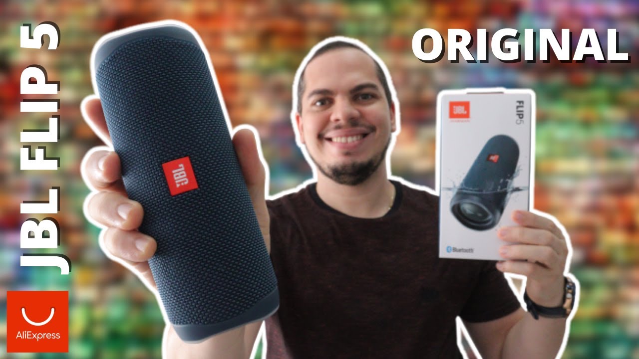 JBL ORIGINAL NO ALIEXPRESS? SERÁ QUE É VERDADE? JBL FLIP 5 UNBOXING E REVIEW