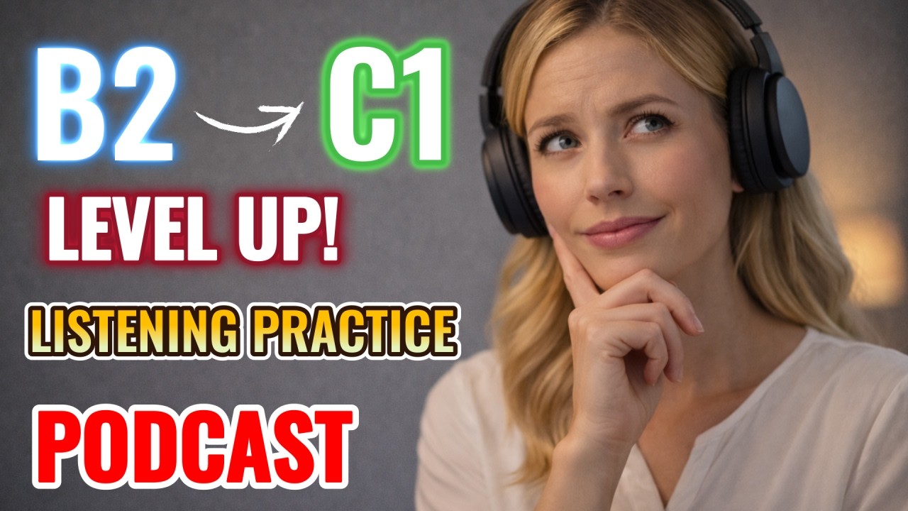 From B2 to C1 — A Practical Plan || English Podcast for Fluency