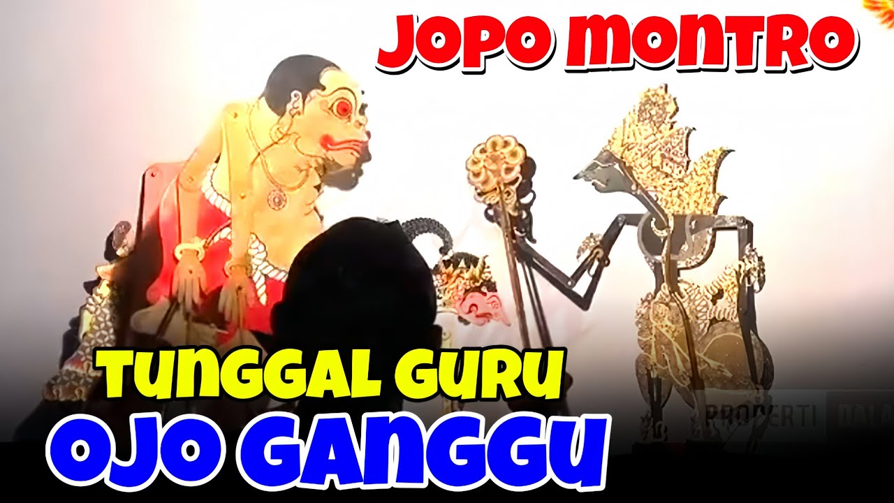 Jopo montro..!! Tunggal guru ojo ganggu tunggal konco ojo godo | ki dalang seno nugroho