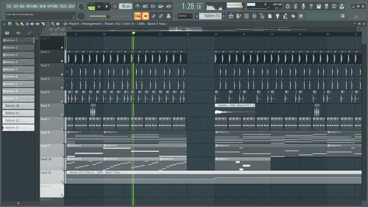Bad Bunny - Solo de Mi (FL Studio Remake)