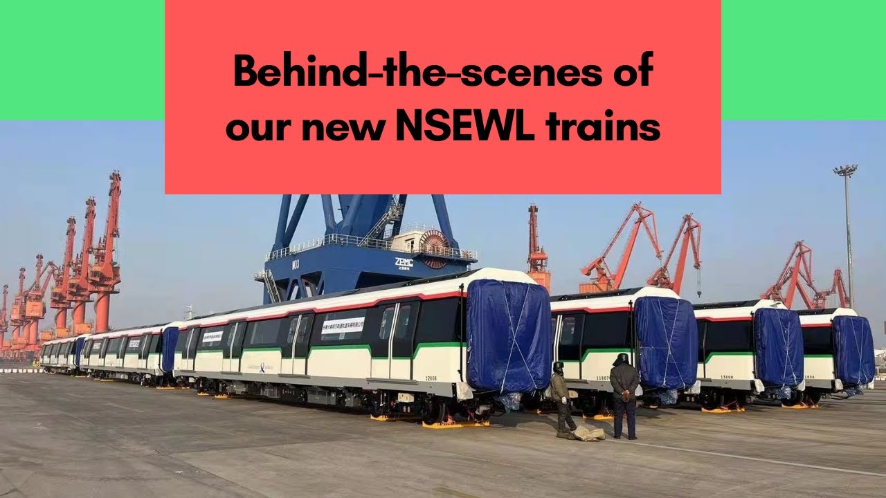 Behind-the-scenes of our new NSEWL trains