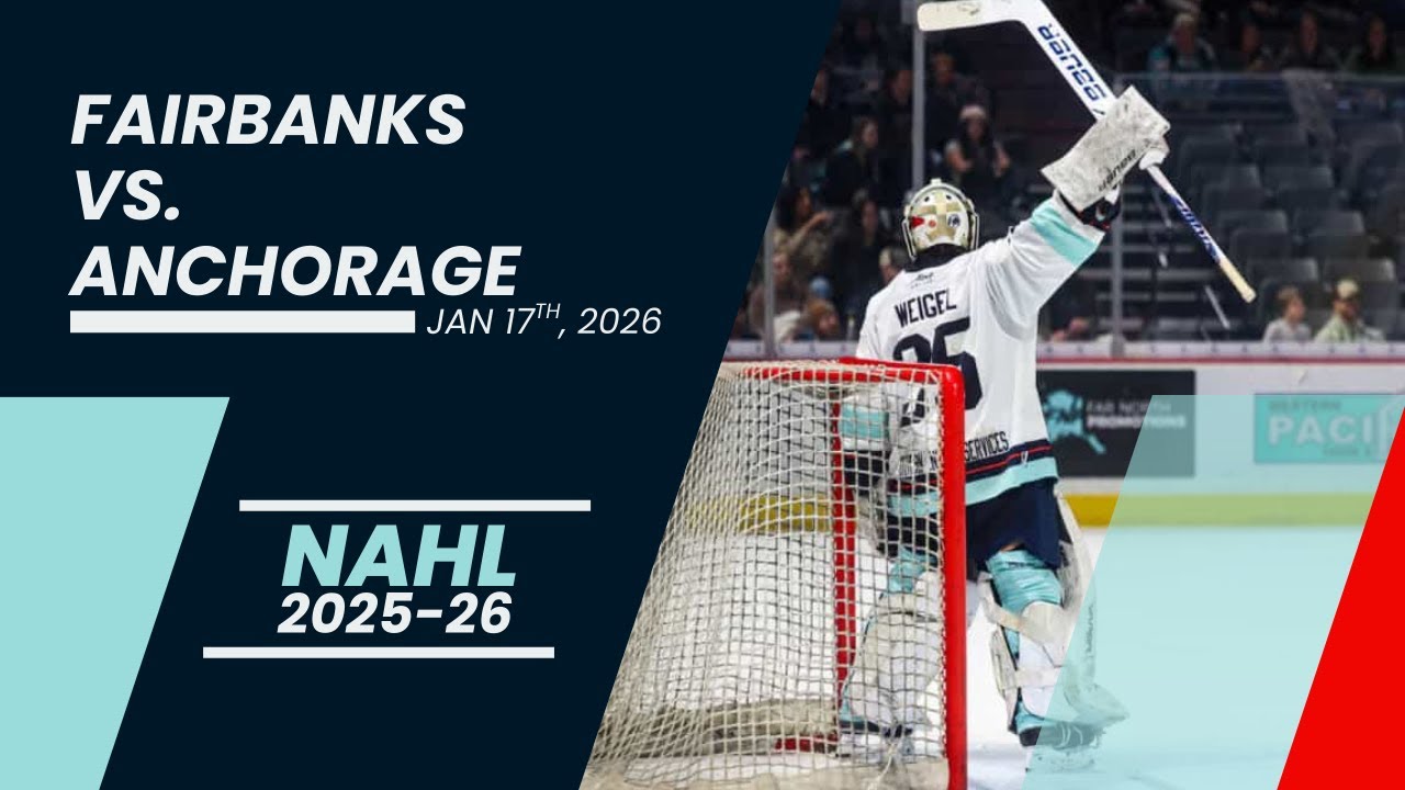 Game Recap: (1/17/26) Fairbanks Ice Dogs vs. Anchorage Wolverines - NAHL 2025-26 Season