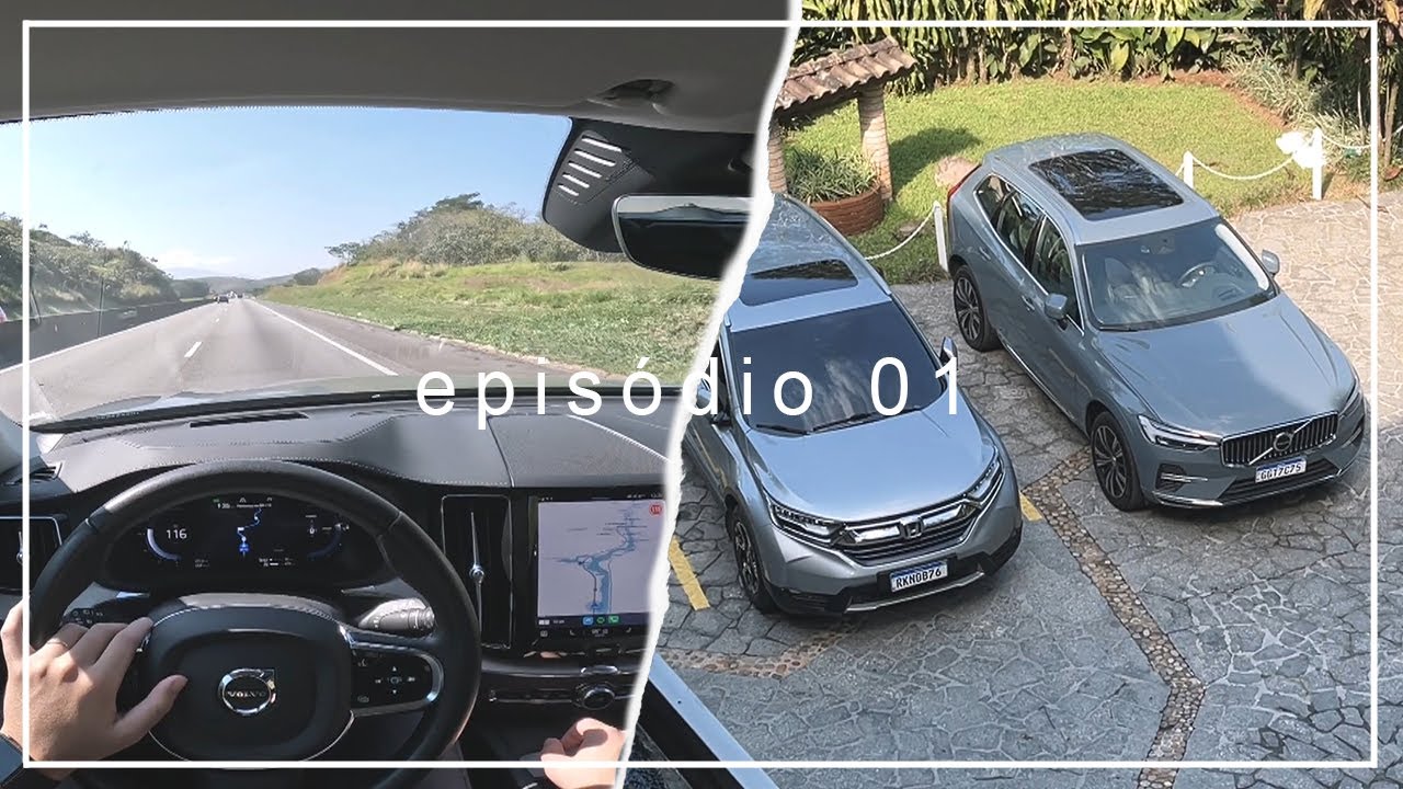 EP. 01 - VIAGEM a bordo do VOLVO XC60 HYBRID rumo ao RIO DE JANEIRO!