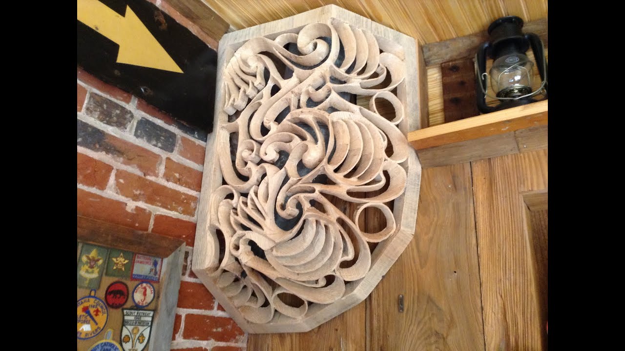 Woodworking :  Carved Art Nouveau Vent Cover // How-To part 1
