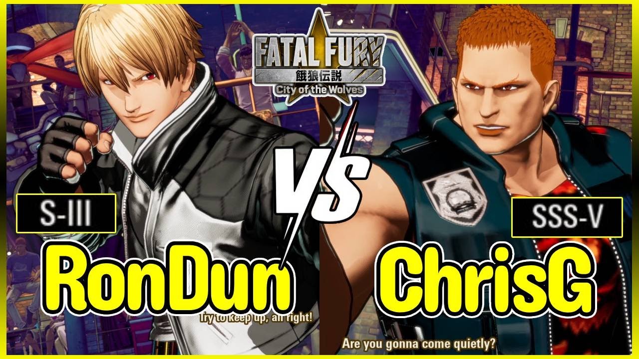 Fatal Fury ▰ RonDun (Rock) Vs ChrisG (Kevin) ▰ High level gameplay