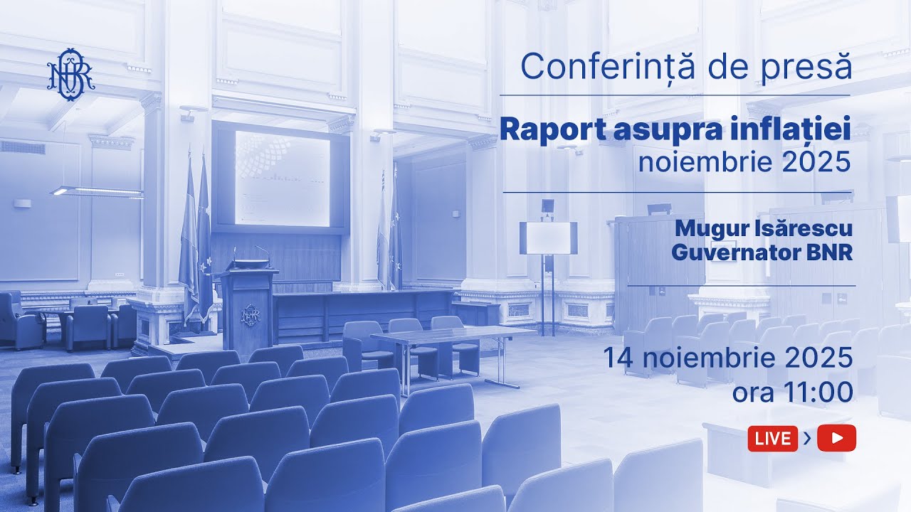 Conferință de presă: Raport trimestrial asupra inflaţiei, noiembrie 2025