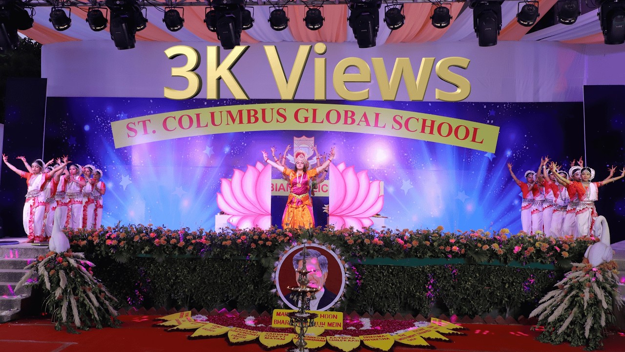 Saraswati Vandana / St.Columbus Global School / Annual Function 2024 #columbianfelicity #columbians