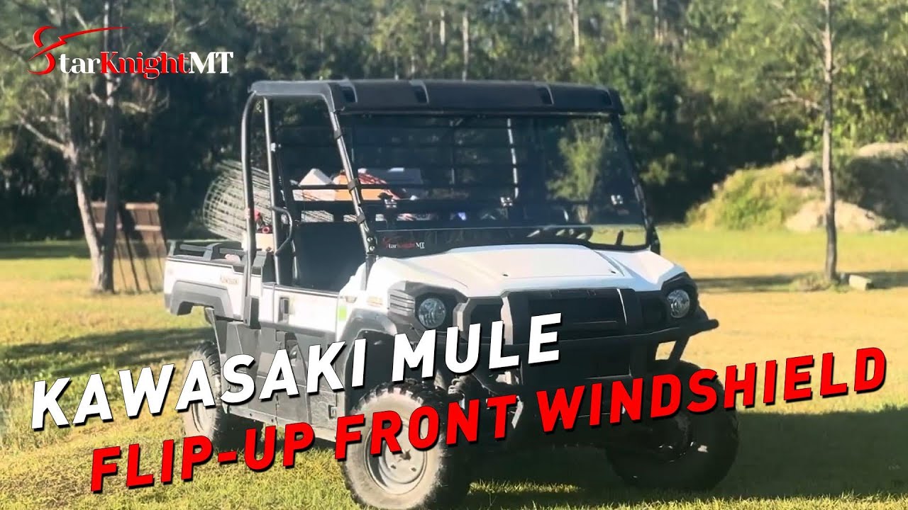 Kawasaki Mule Pro Flip Windshield - See What the Pros Are Saying!