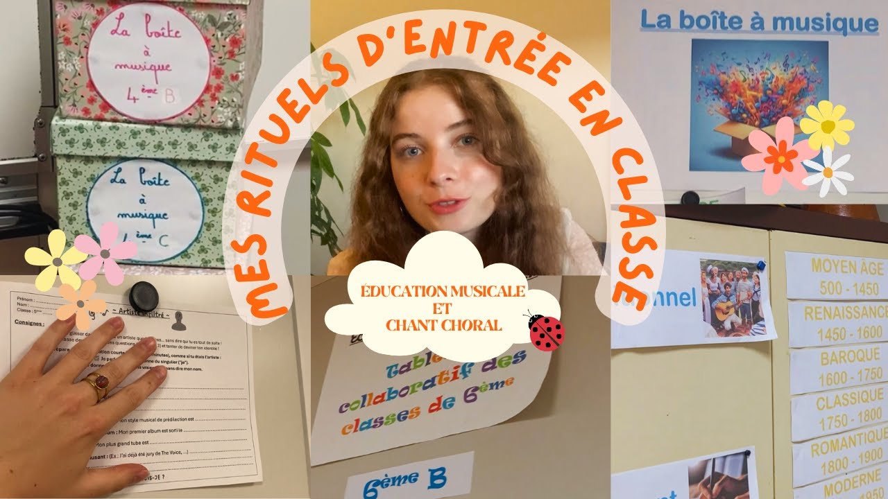 Mes rituels d'entrée en classe🐞🪻 - Education Musicale et Chant Choral