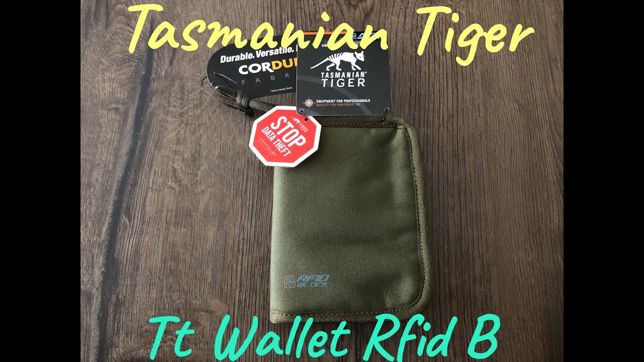 🛑REVISIÓN🛑 Tasmanian tiger tt Wallet RFID B