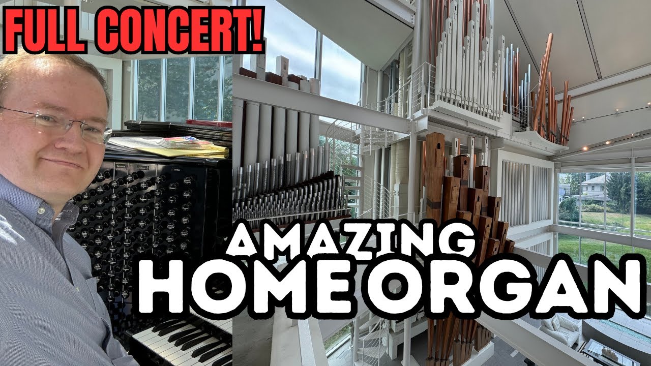 Concert!! 7430 pipes, 1 amazing home and pipe organ: Blackstone Residence Pipe Organ