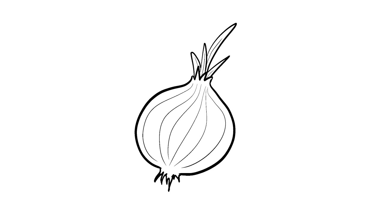 How to Draw a Simple Onion | Step-by-Step Lesson