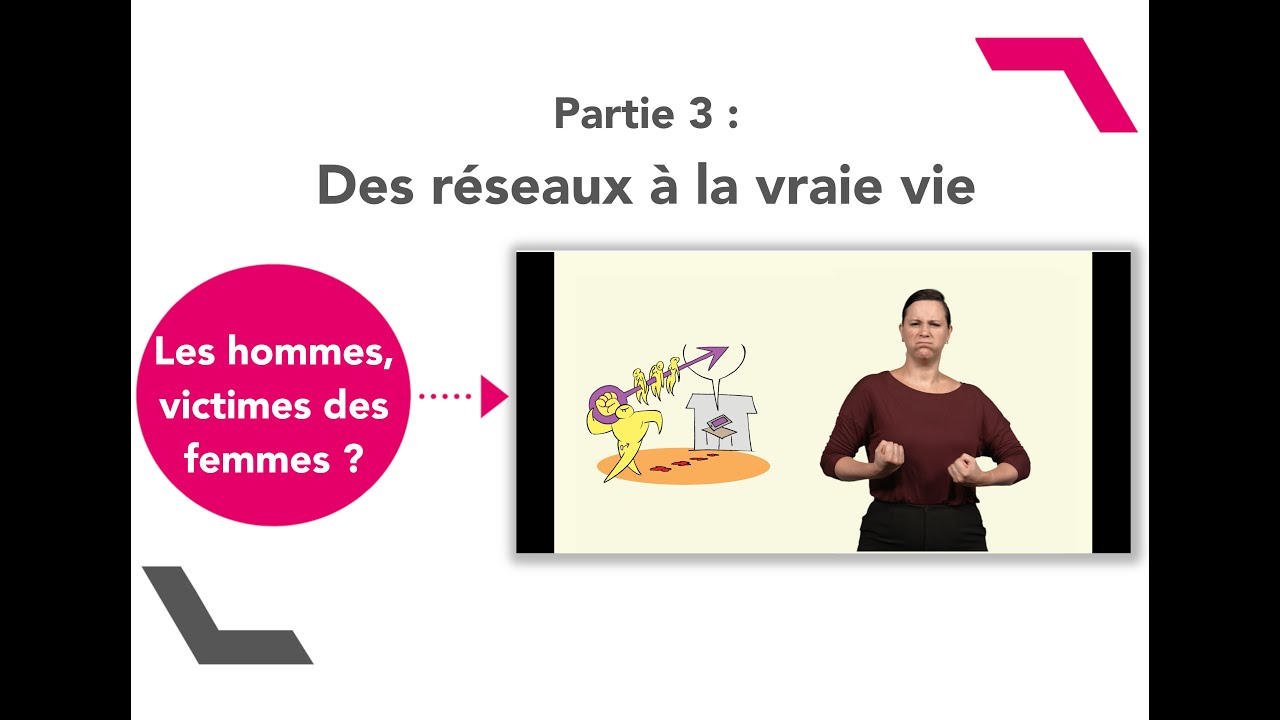Les hommes sont-ils victimes des femmes ? Partie 3 : Des réseaux à la vraie vie
