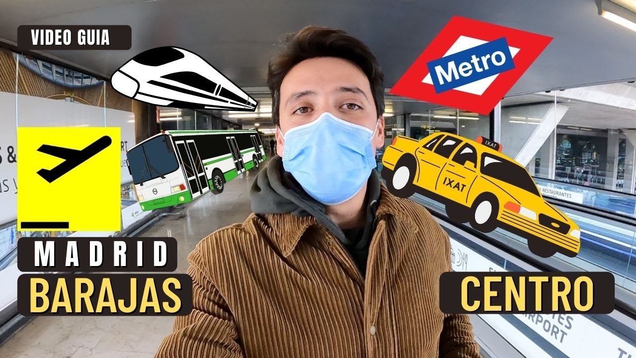 COMO IR DO AEROPORTO DE BARAJAS PARA O CENTRO DE MADRID | Video Guia de Madrid