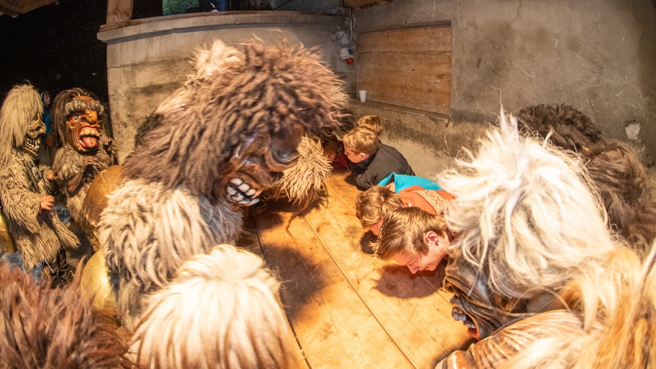 Oberdrum Oberlienz  Tischziachn 2018 Osttirol Krampus