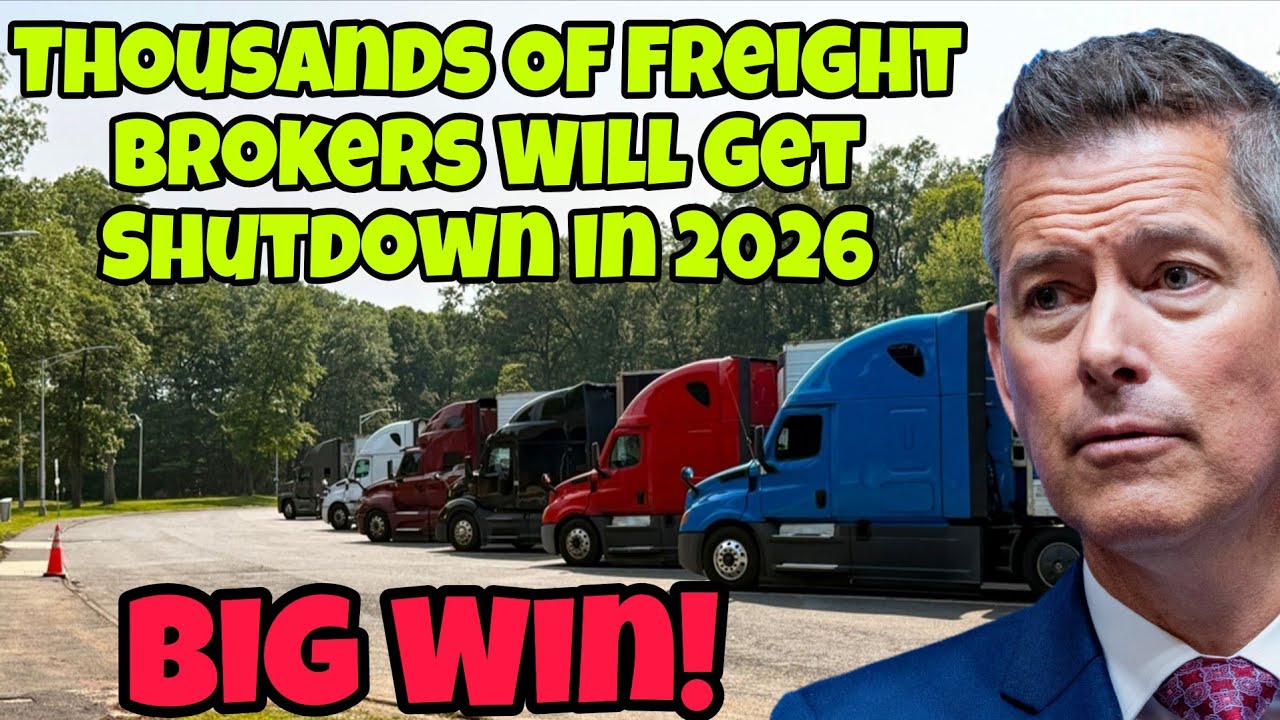 Big Win! FMCSA Will Shutdown Thousands Of Freight Brokers In 2026 🤯