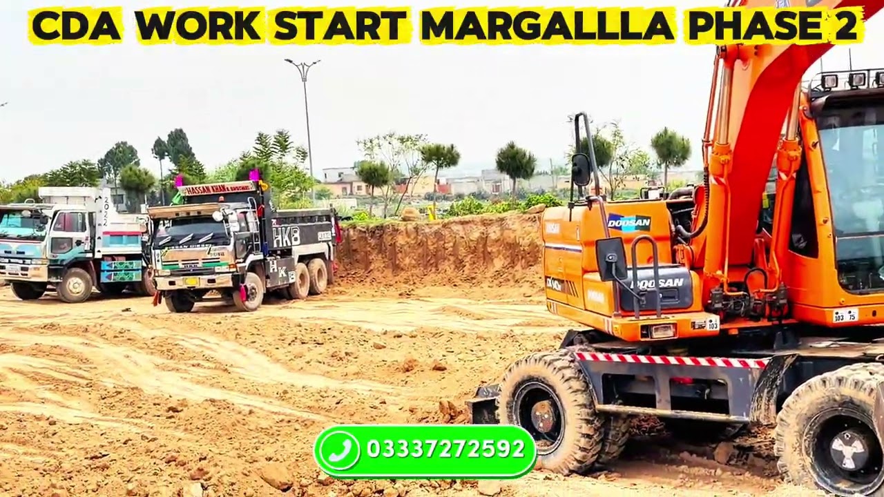 CDA Start Work on Margalla Road Phase 2 Patch Update 