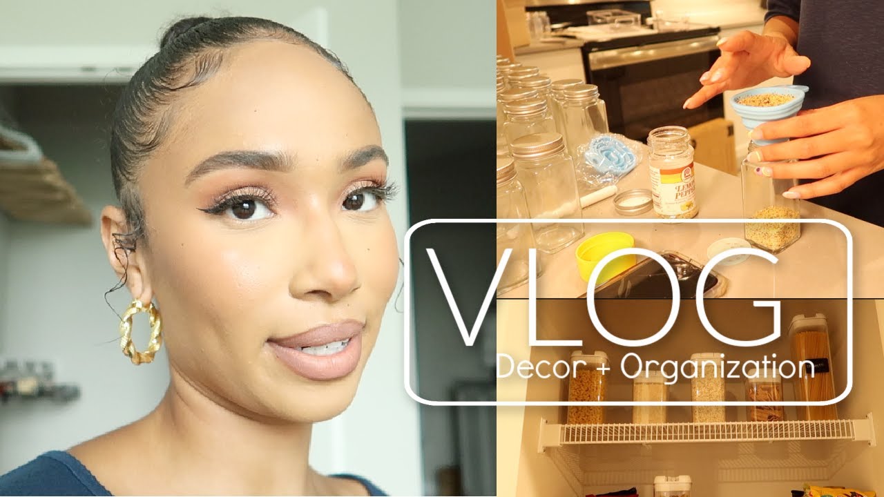 VLOG| Officially Moving In! | Decorating + Organizing the Apartment!