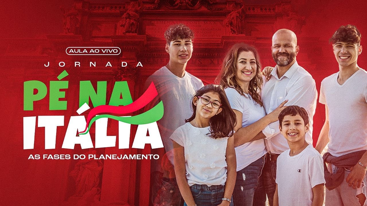 Jornada Pé na Itália -  As fases do Planejamento