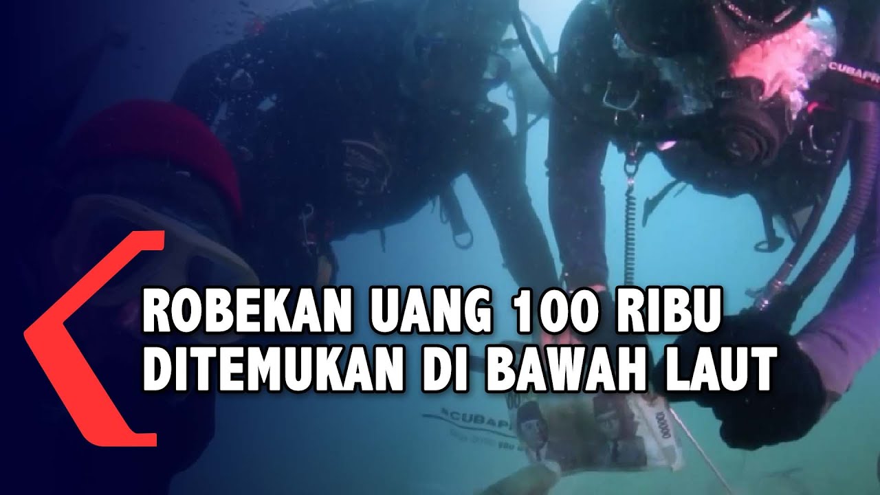 Robekan Uang Rp 100 Ribu dan Baju Pramugari Ditemukan di Bawah Laut Pencarian Sriwijaya Air