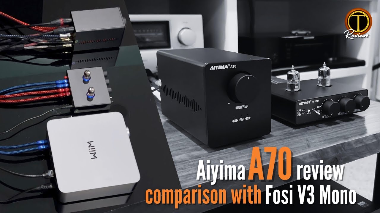Aiyima A70 Class D Amp & T1 Pro Tube PreAmp Review