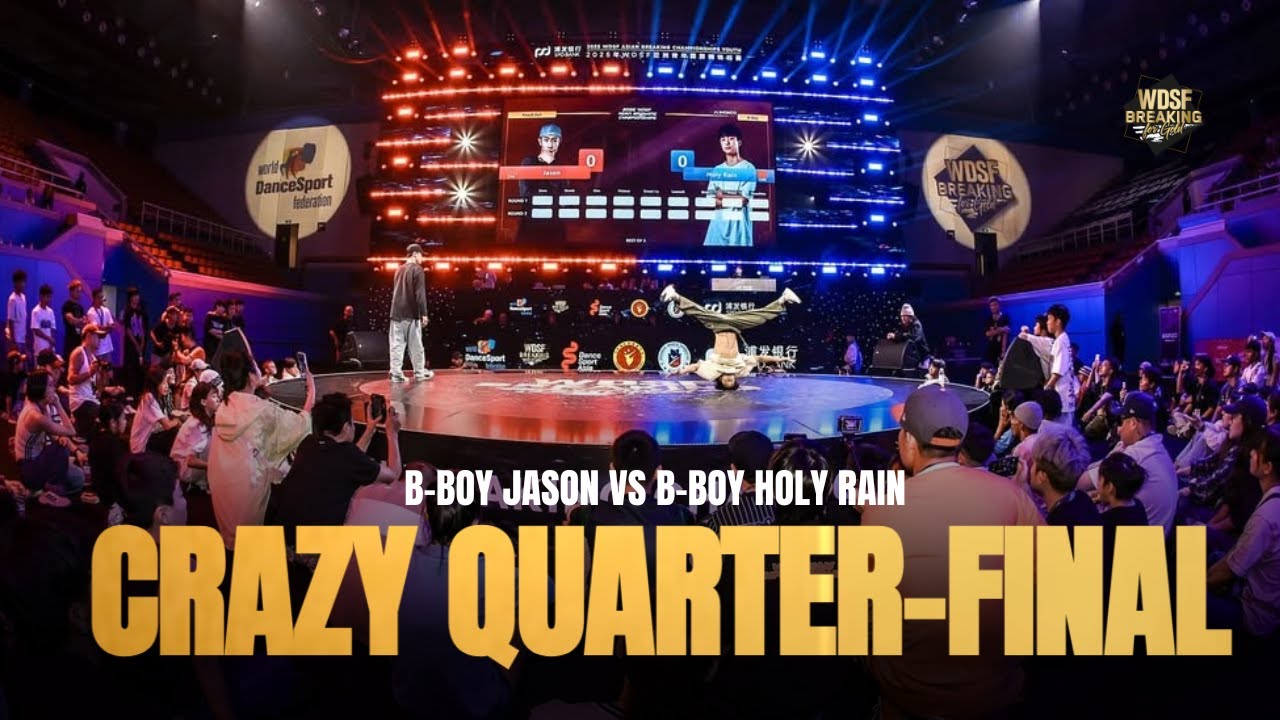 B-BOY HOLY RAIN INSANE ROUND | QUARTER-FINAL | WDSF Asian Breaking Championship Youth 2025