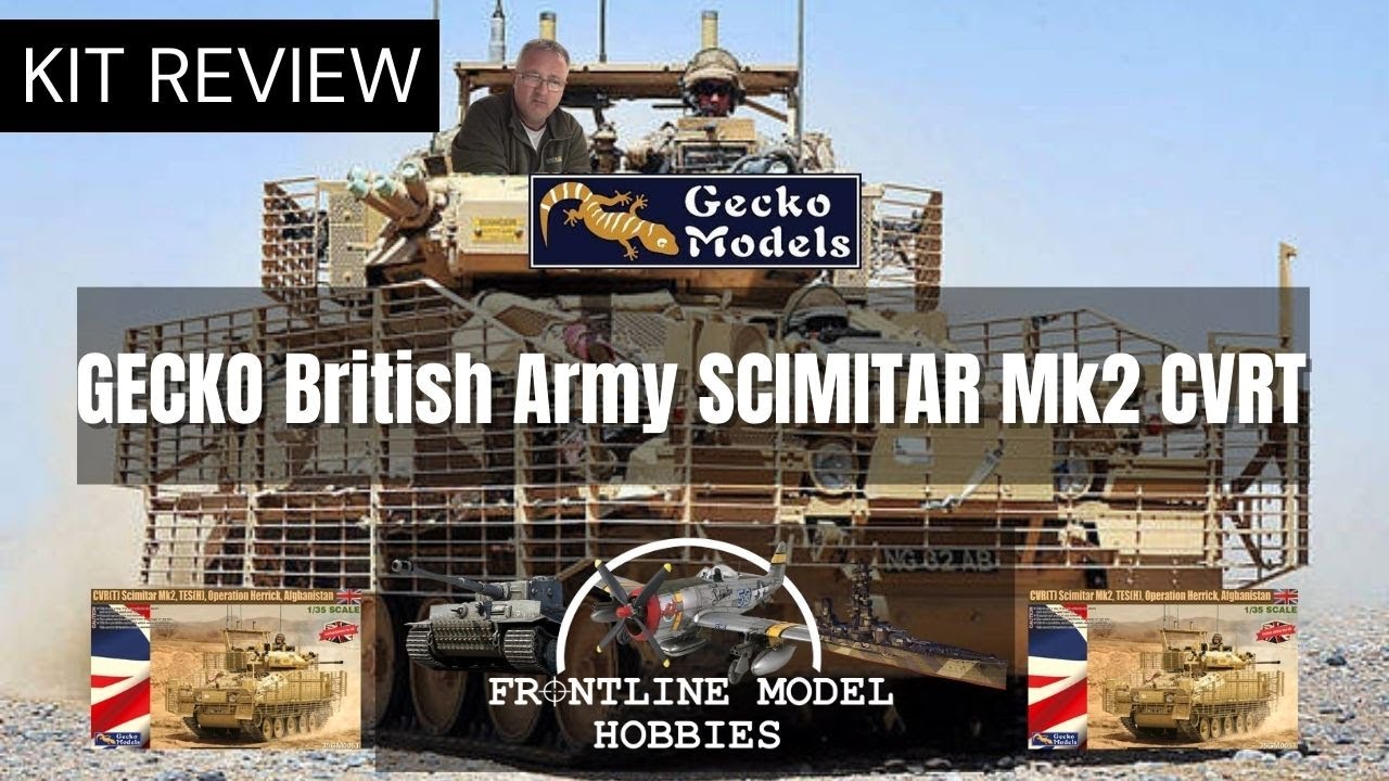1/35 GECKO - 35GM0051 -  British Army SCIMITAR Mk2 CVRT REVIEW