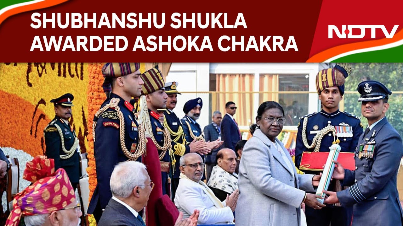 Republic Day 2026: Ashoka Chakra For Group Captain Shubhanshu Shukla