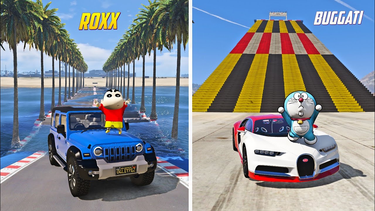 gta 5 bugatti vs mahindra thar roxx telugu | gta 5 in telugu