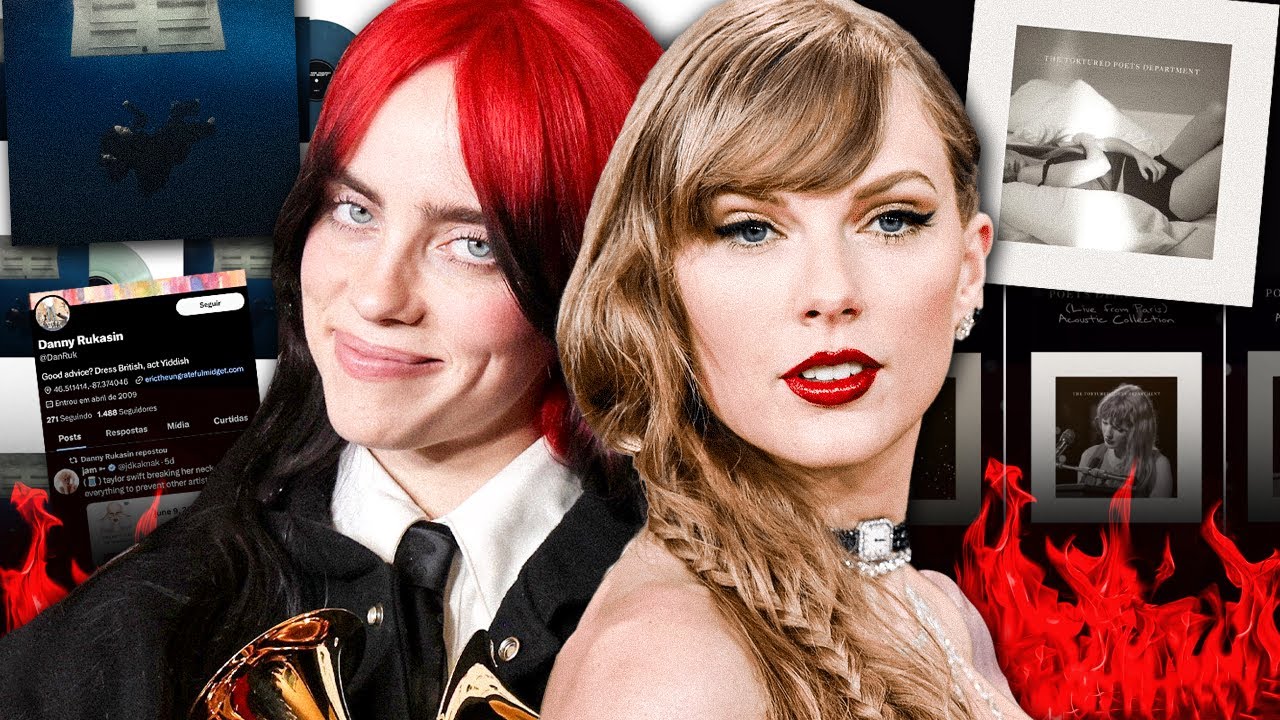 A guerra fria entre BILLIE EILISH e TAYLOR SWIFT