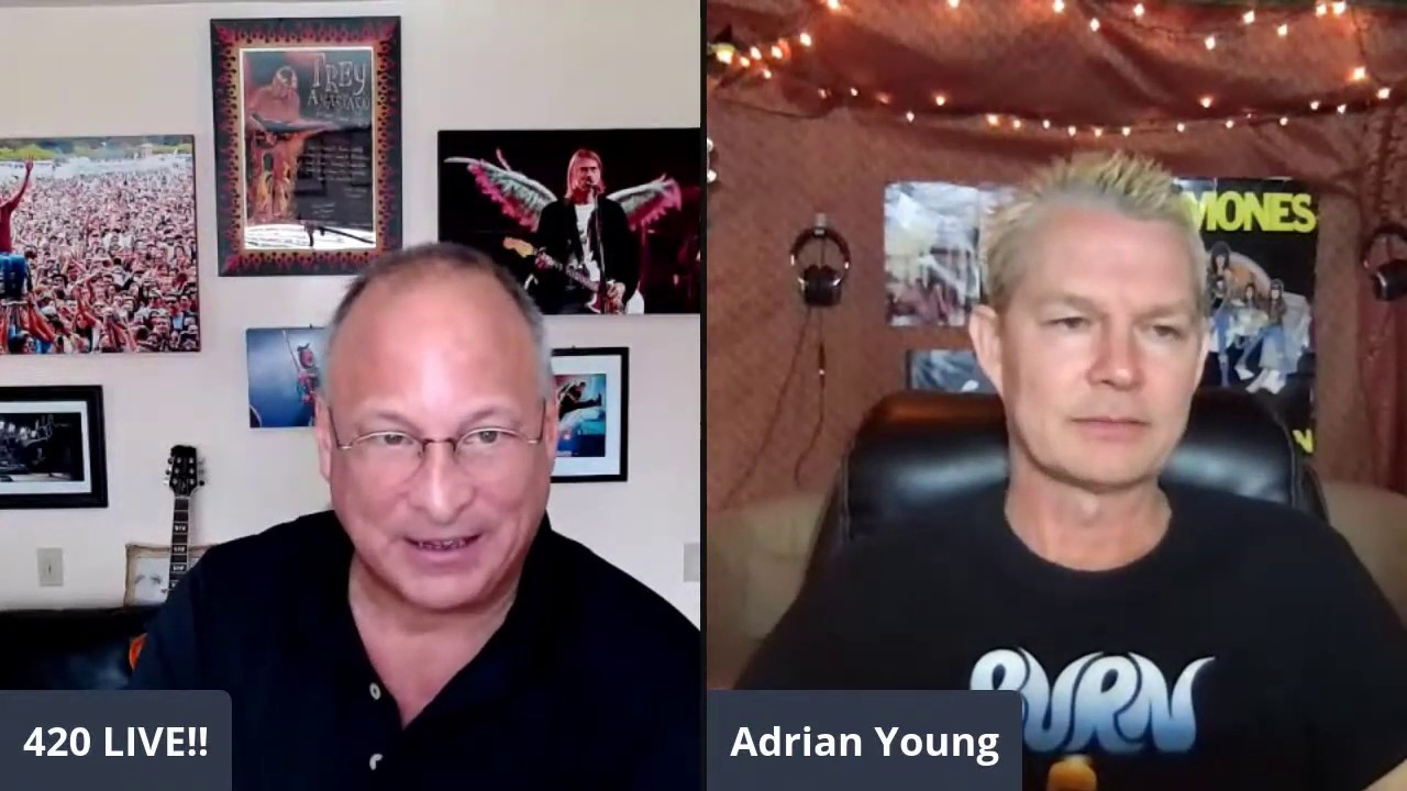 Adrian Young Talks No Doubt, Dreamcar and More 420LIVE! Jeff Kravitz
