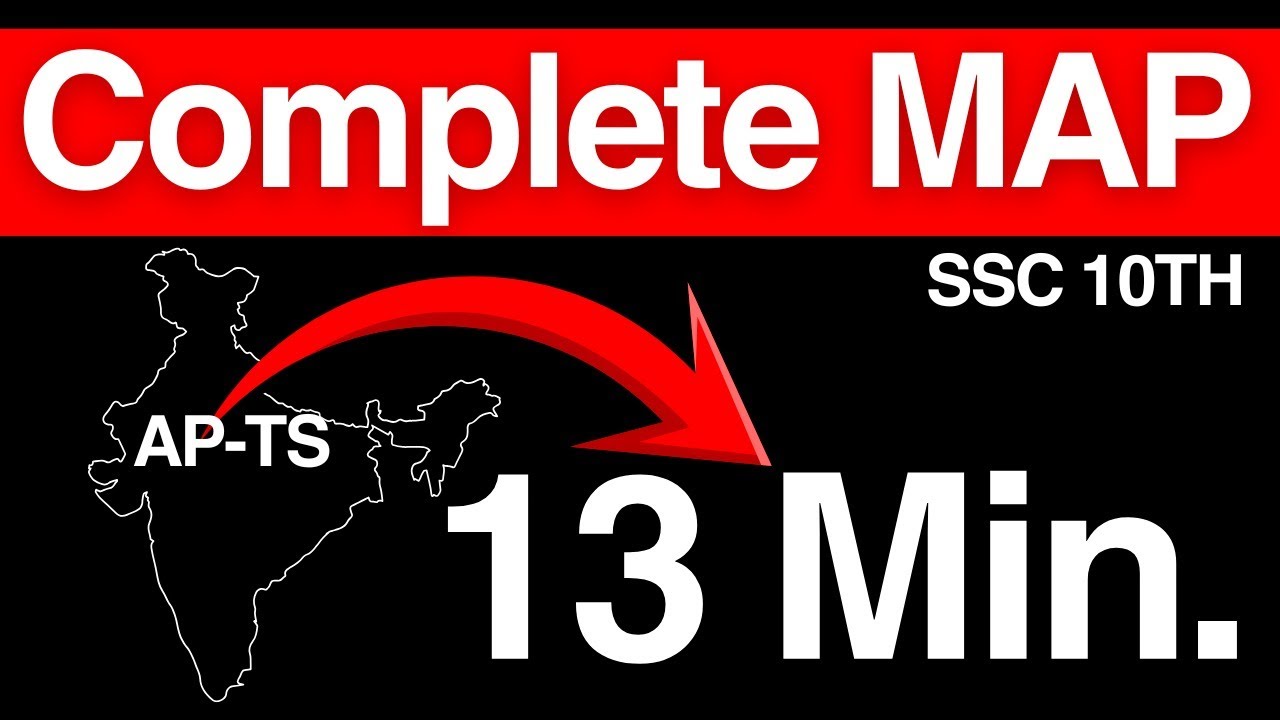 Learn Map Pointing in 13 Minutes! | Class 10 AP/TG Social 🗺️| Rupesh Sir