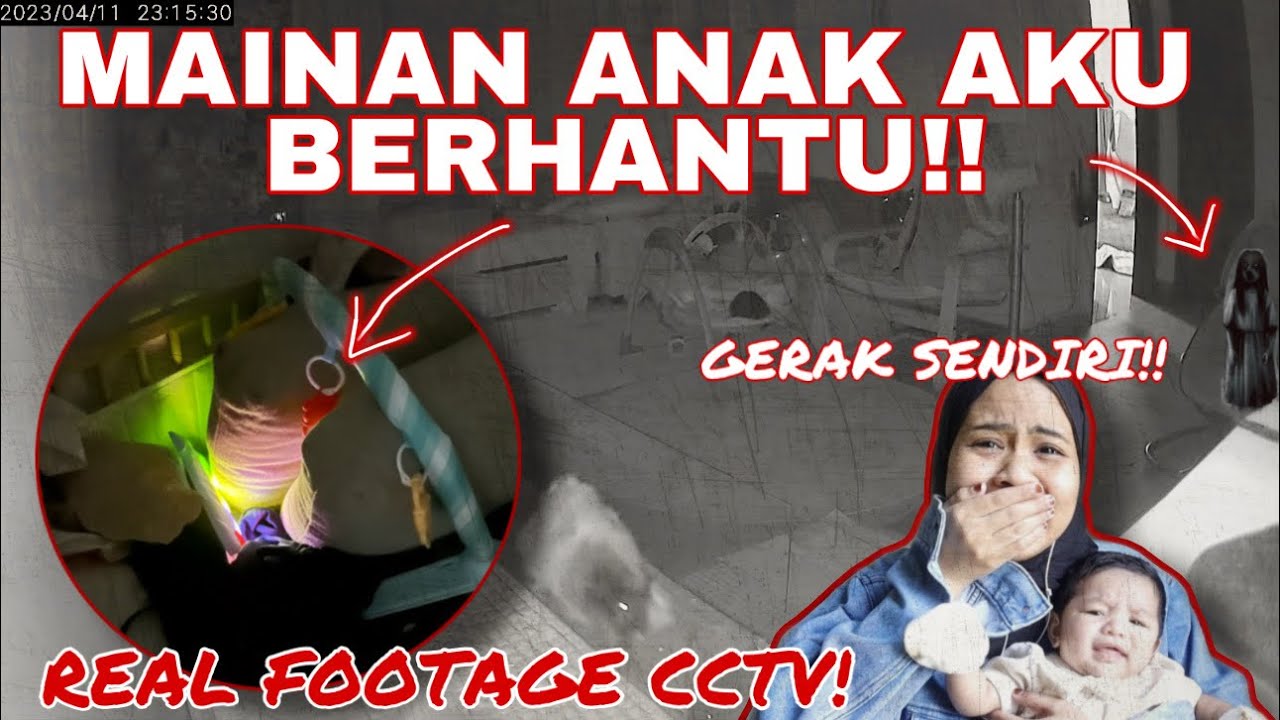 MAINAN ANAK AKU BERHANTU‼️ BUAI DIA TERBUKAK SENDIRI 😭 ADA YG MENUMPANG?!