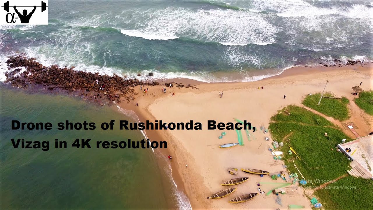 Must visit beach in Vizag | Rushikonda beach | Vizag tourism | Shot on DJI Mavic mini drone