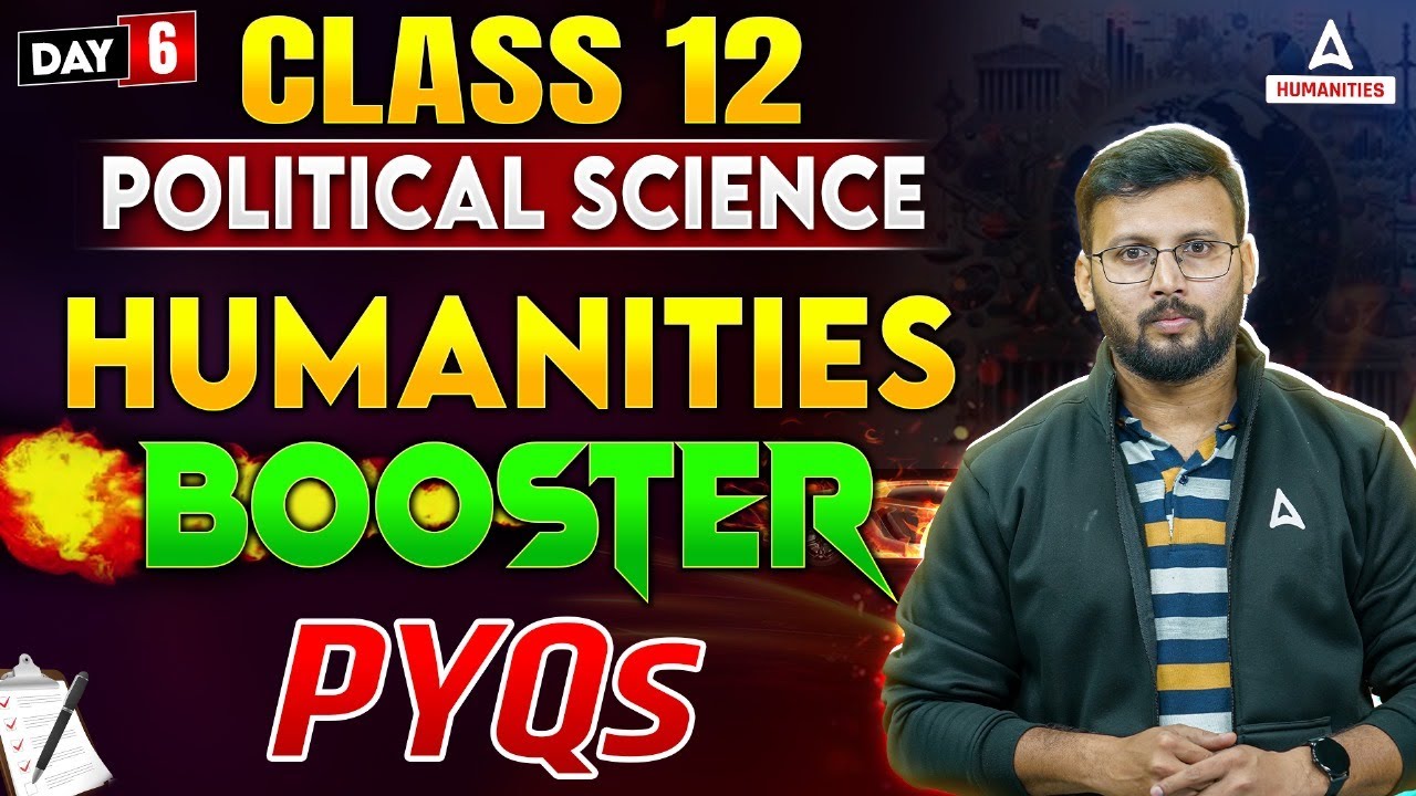 Top Marks in Political Science | Class 12 PYQs 2025 Day 6 | Moin Sir's Expert Tips