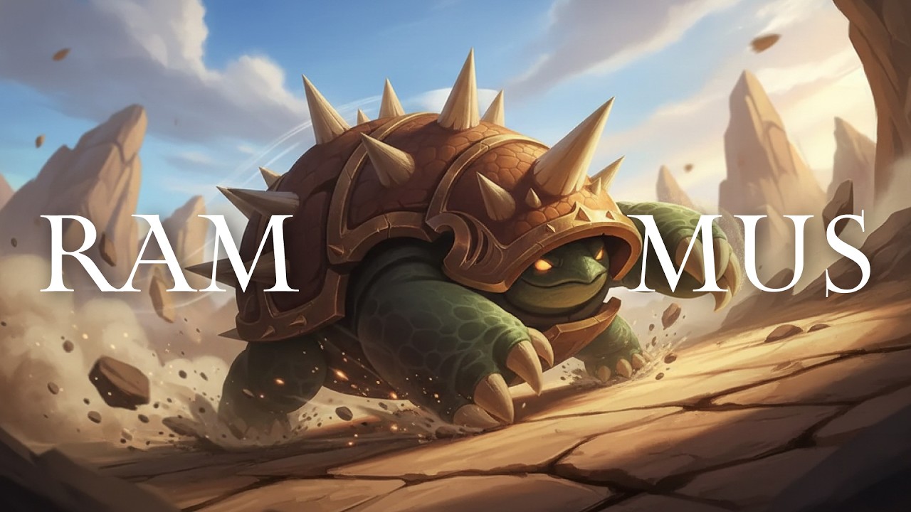 중장갑 아르마딜로 🧱 람머스(Rammus) 전용 플레이 브금: 질주를 부르는 든든한 비트 | [LoL] Rammus Music
