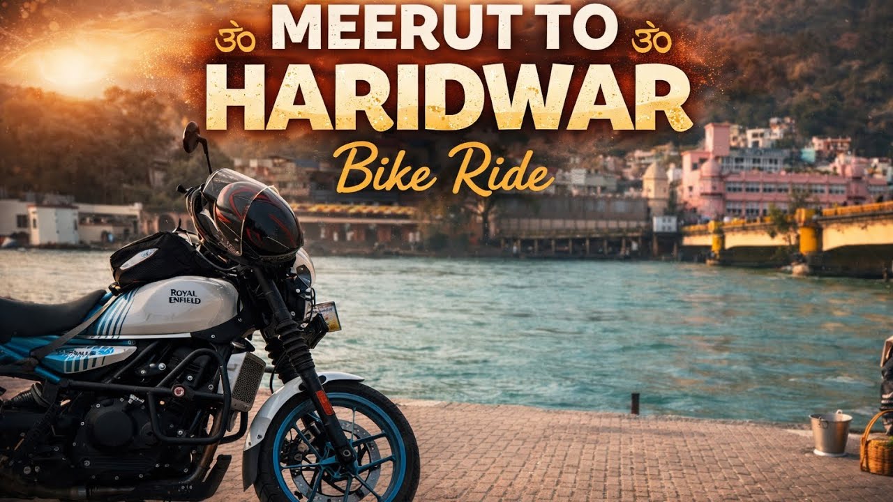 Meerut to Haridwar Bike Ride | Royal Enfield Guerrilla 450 | Peaceful Highway Ride
