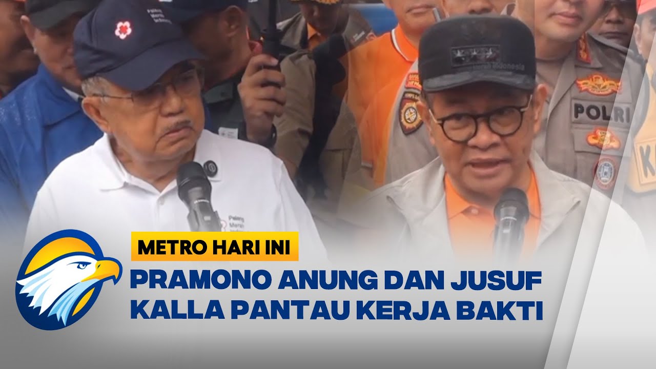 Kerja Bakti Serentak di Jakarta, Gubernur dan Jusuf Kalla Turun Langsung - [Metro Hari Ini]