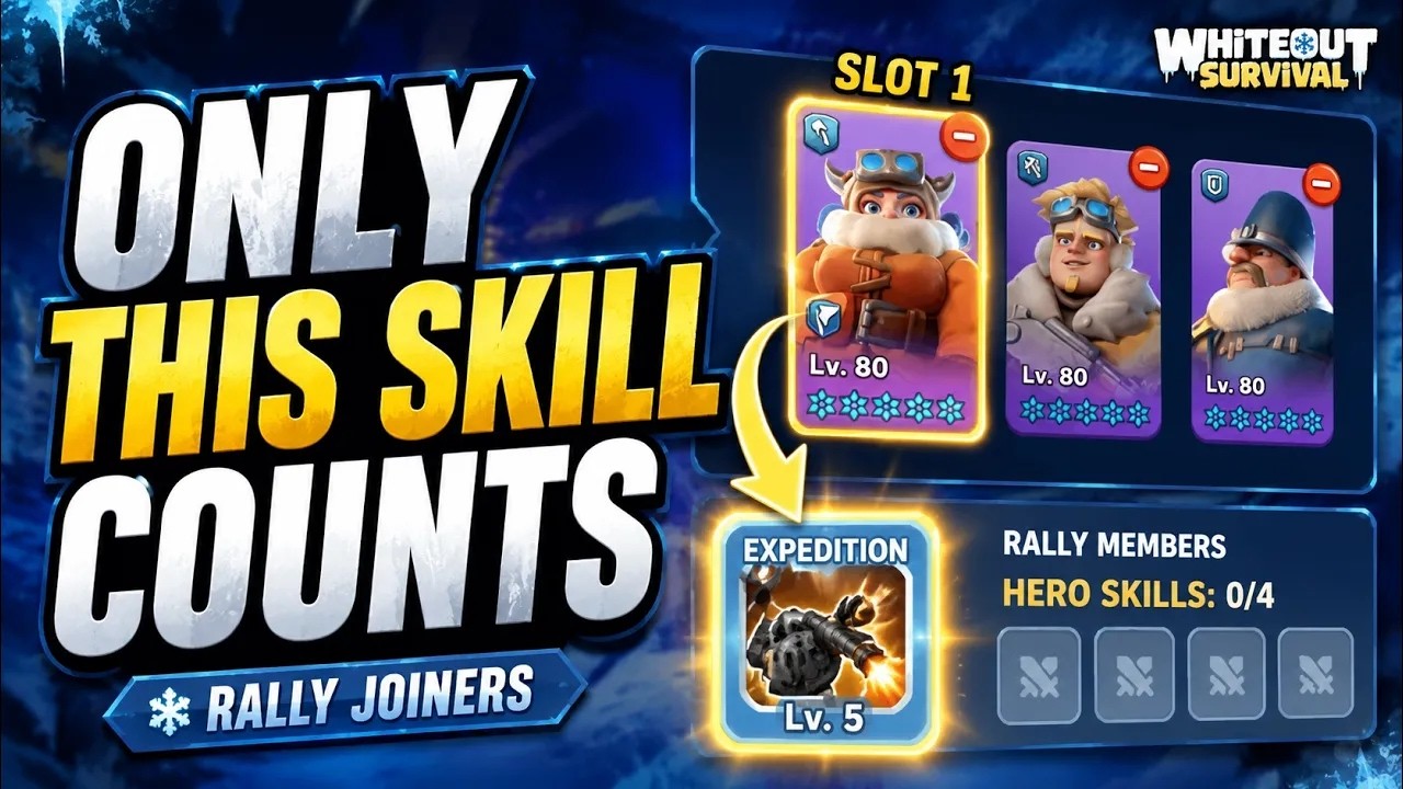 Whiteout Survival Rally Joiners: The ONE Skill That Actually Matters
