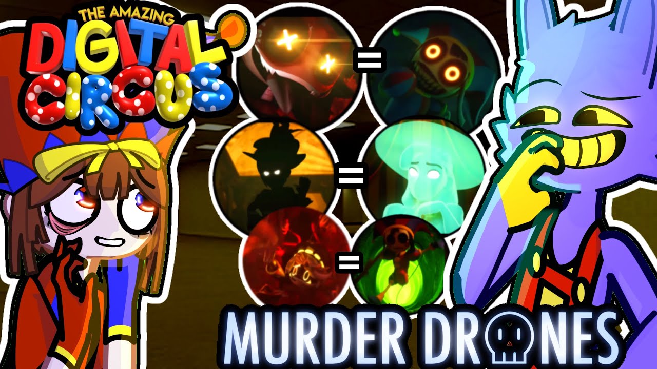 TADC The Amazing Digital Circus reacts to Murder Drones 🎪♟️Gacha react